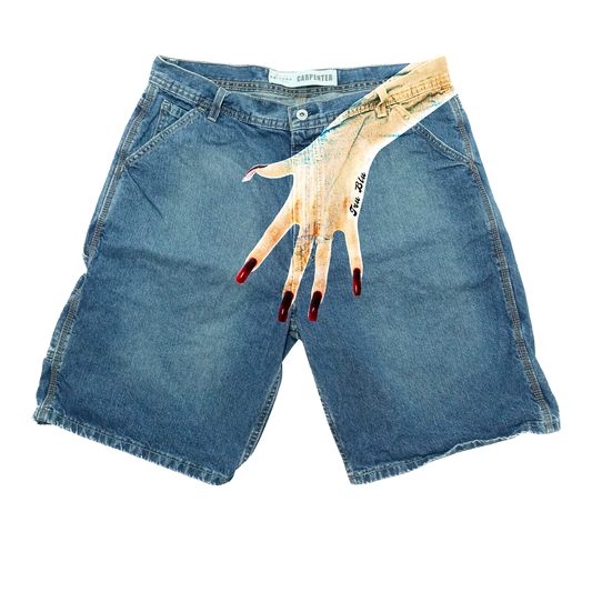 "S4" DENIM SHORTS