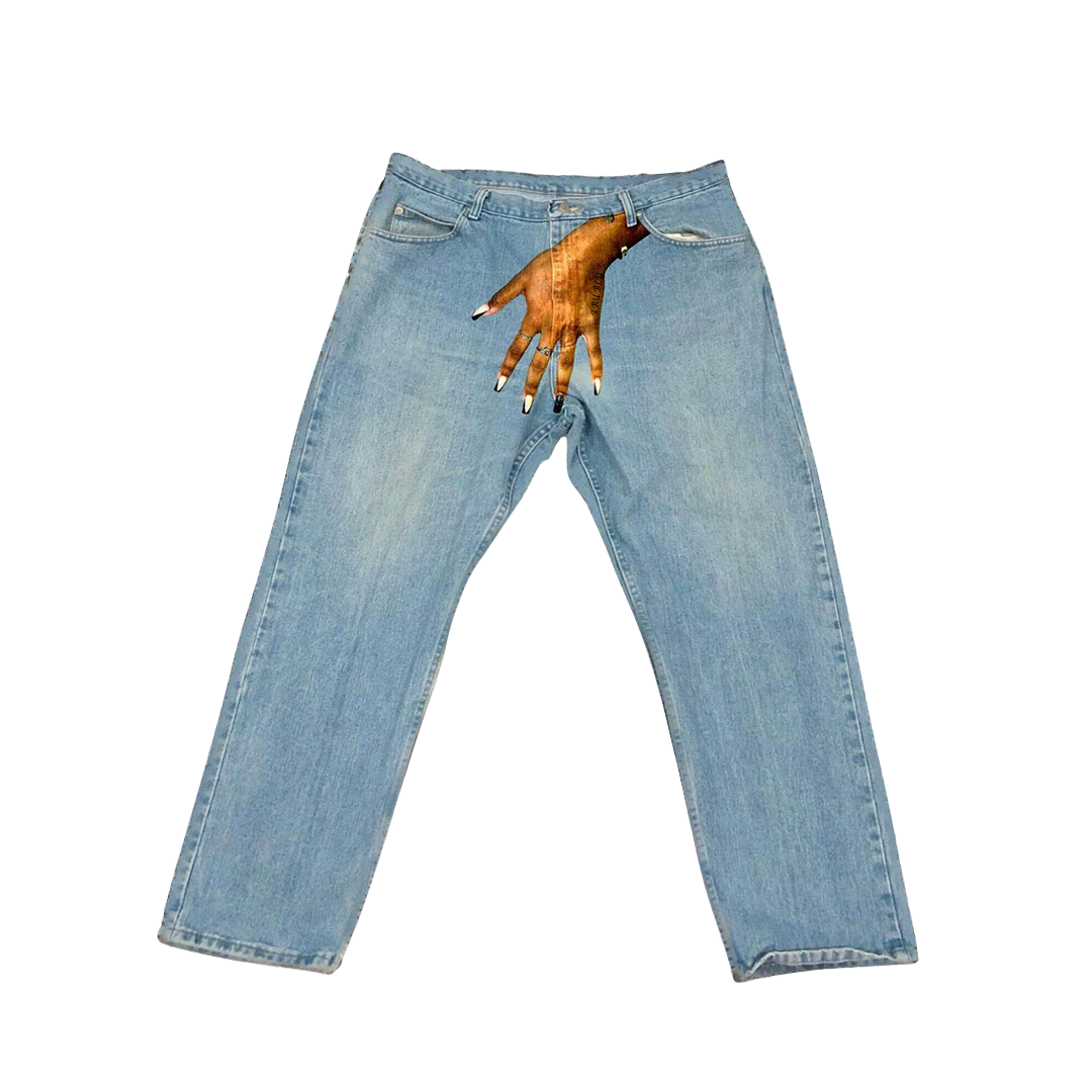 "S3" DENIM PANTS
